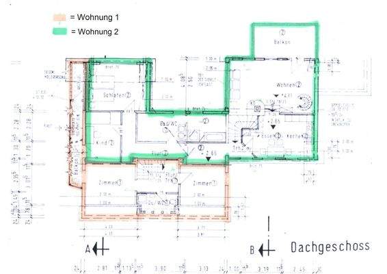 Grundriss Dachgeschoss