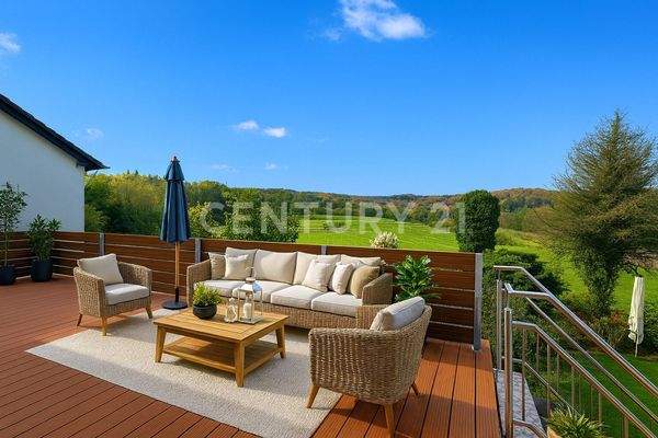 Große Balkon-Lounge mit Fernsicht