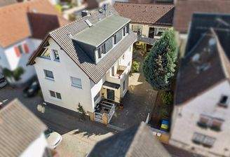 Drohnenaufnahme Mehrfamilienhaus
