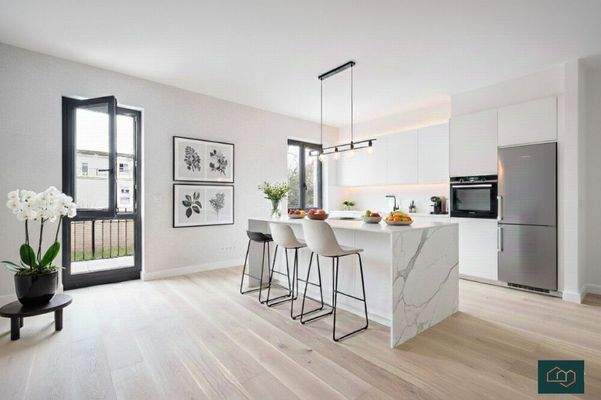 Offene Küche, visualisiert mit KI