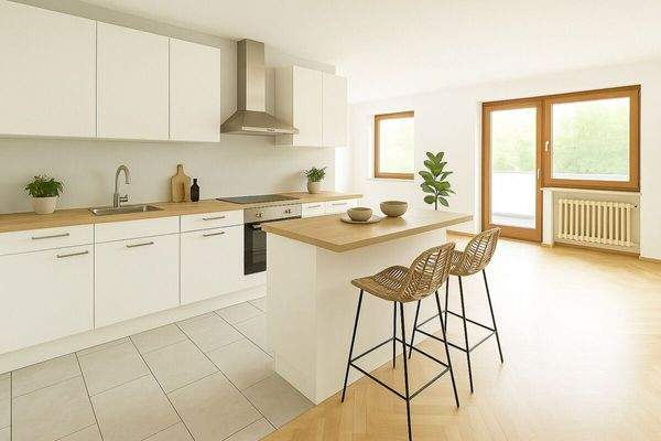 Home-Staging_offene Küche (KI generiert)