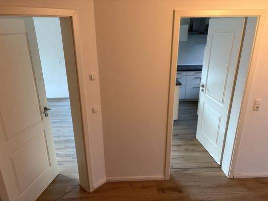 Zutritt Küche und Wohnbereich