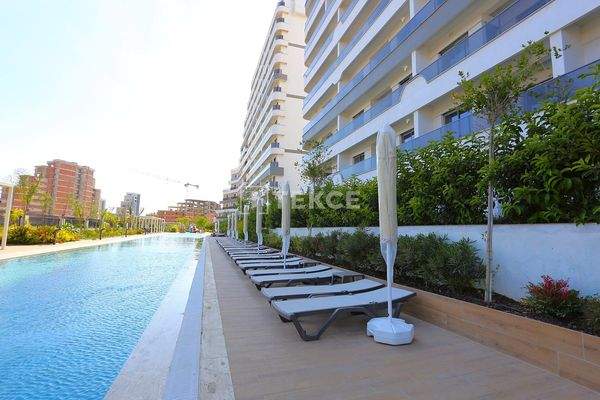 Apartments with Private Beach in a Complex in Antalya