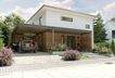 Einfamilienhaus-Flair-124-Kubus-Carport-Erweiterung-Holz-Strassenansicht
