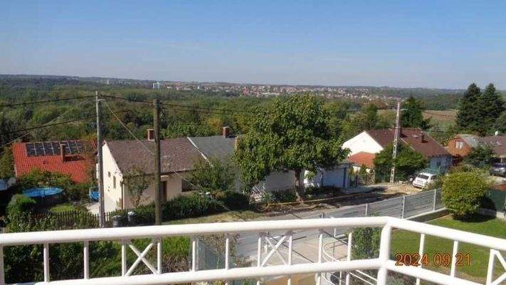 Panoramablick vom Balkon