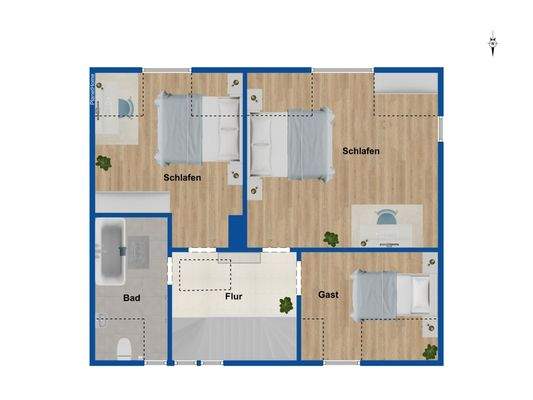 Grundriss Dachgeschoss