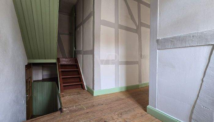 Eingang und Aufgang zum Dachgeschoss