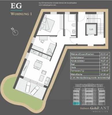 Erdgeschoss - Whg. 1