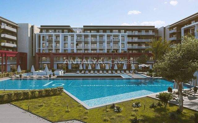 Stylish Flats in a Complex Near Airport in Kepez Antalya