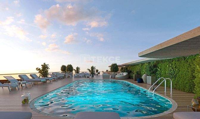 Apartments with Separate Jacuzzi and Bosphorus View in Beşiktaş