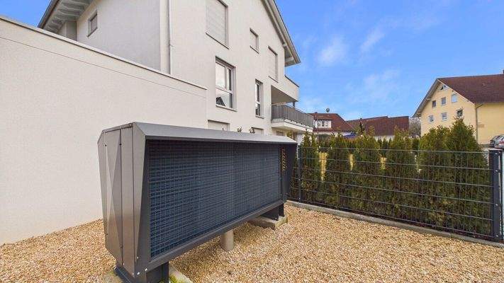 effiziente Luft-Wärme-Pumpe