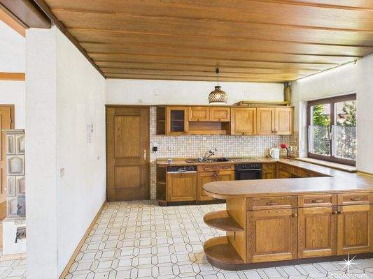 Wohn- Essbereich: Küche