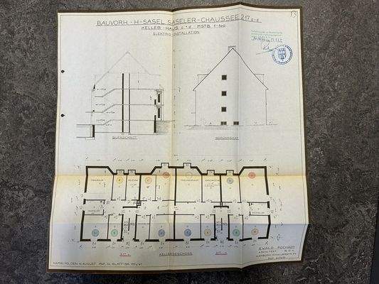 Aufteilungsplan KG Haus c u d