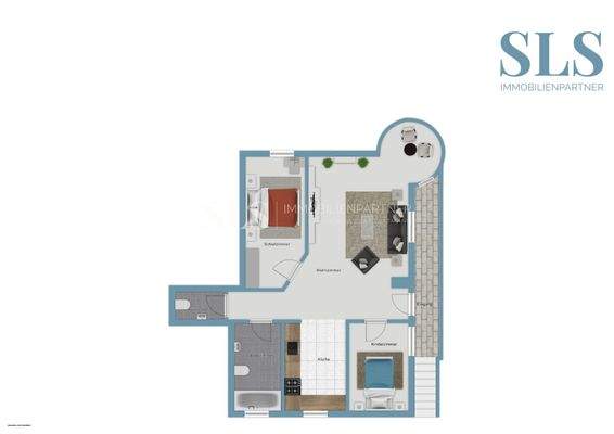 Grundriss Einliegerwohnung