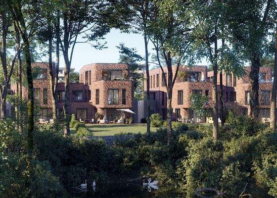 Visualisierung Blick von der Wakenitz