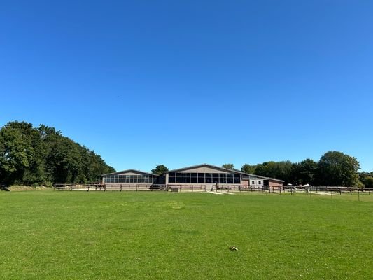 Ansicht Stallgebäude, Halle