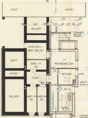 Grundriss Keller