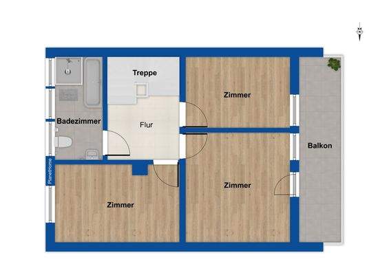 Grundriss Obergeschoss