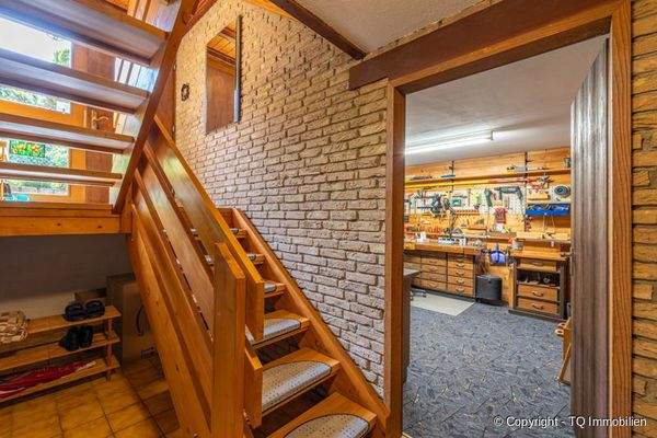 Treppenabgang ins Kellergeschoss