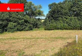 Blick auf das Grundstück