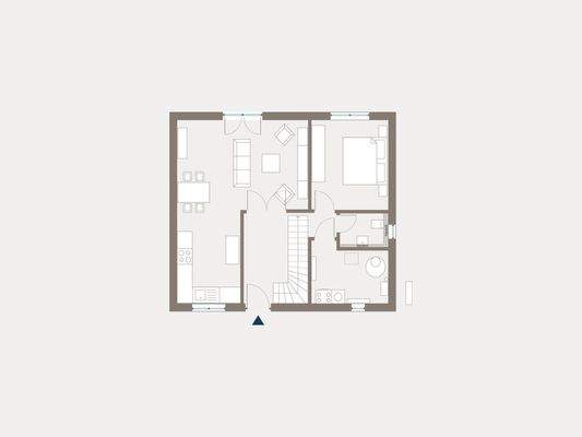 Home 5 Muster-Grundriss Erdgeschoss