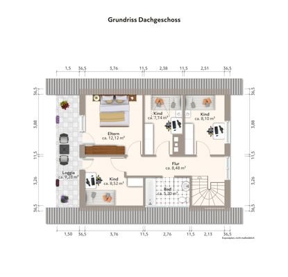 Grundriss Dachgeschoss