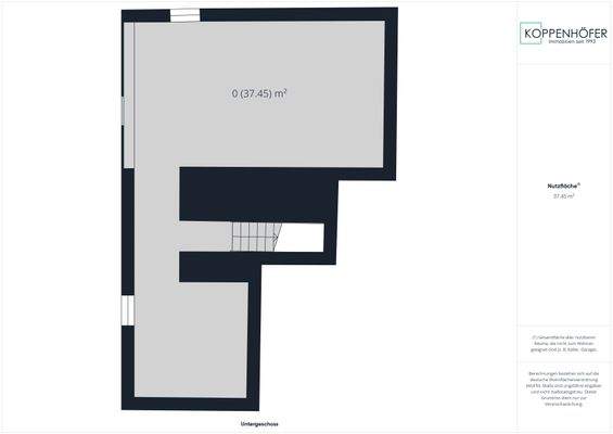 Grundriss Keller Haupthaus