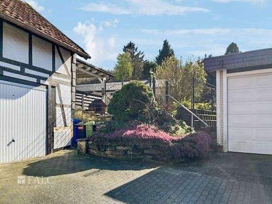 Eingang Garten u. Carport