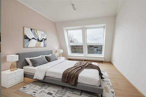 Visualisierung Wohnbeispiel Schlafzimmer