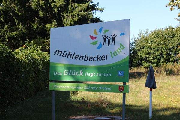 Schild-das Glück liegt nahe