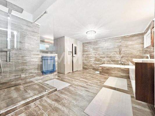 Ihr Wellnessbereich mit Sauna!