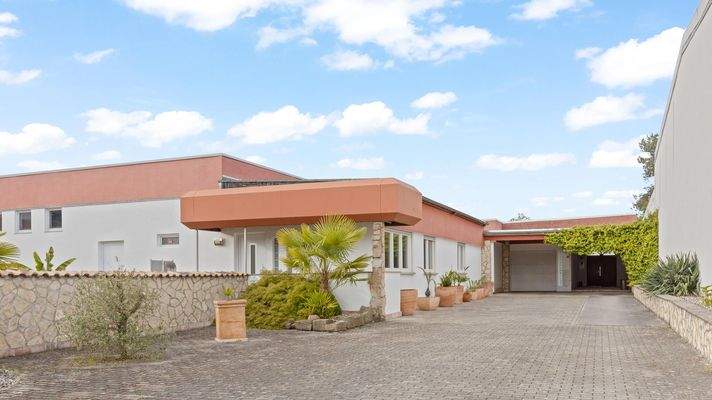 Eingangbereich Garage und Haus