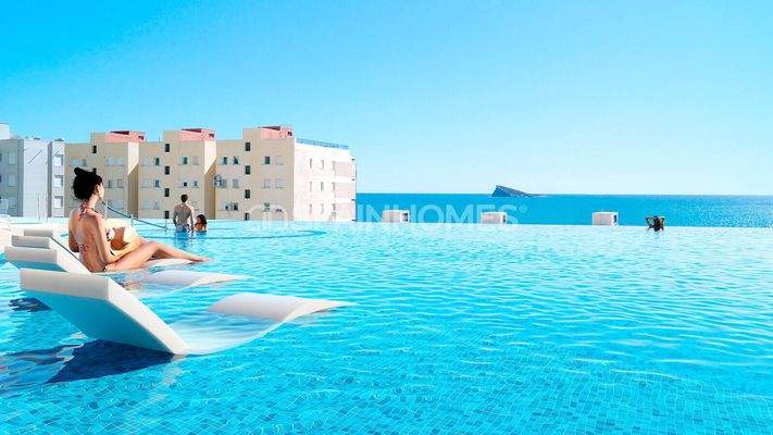 Tranquil Sea View Apartments in Benidorm Alicante