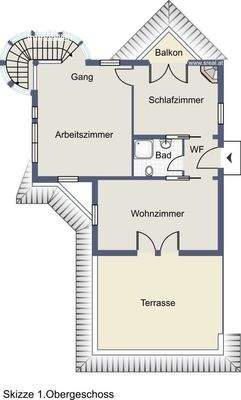 Planskizze 1. OG