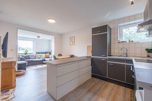 Küche + Wohnbereich Wohnung 3