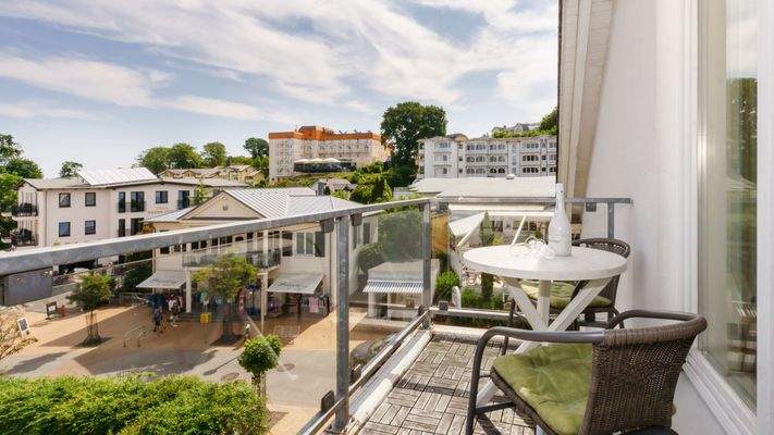 Der schöne Blick vom Balkon 