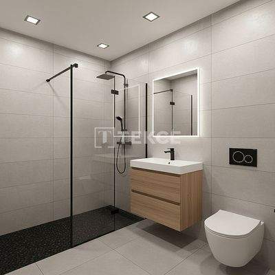 Apartment with Balcony and Elevator Building in Karşıyaka İzmir