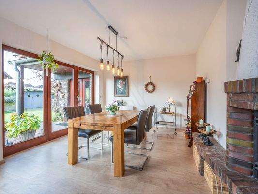 Essbereich mit Terrassenzugang