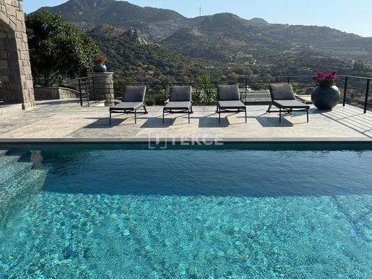 Shell & Core Villa with Marina Views in Bodrum Yalıkavak