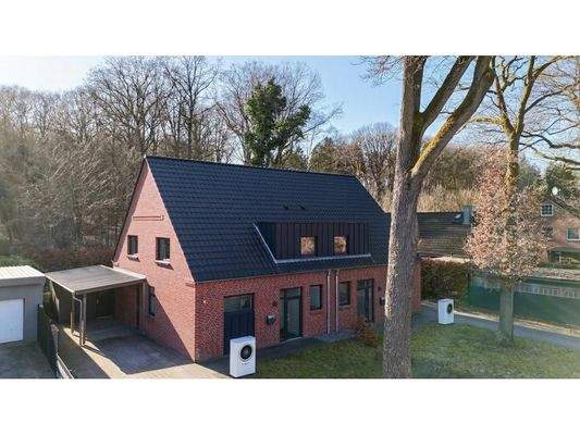 Vorderansicht Doppelhaus