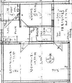 Grundriss 1. OG Mitte 1Zi Balkon