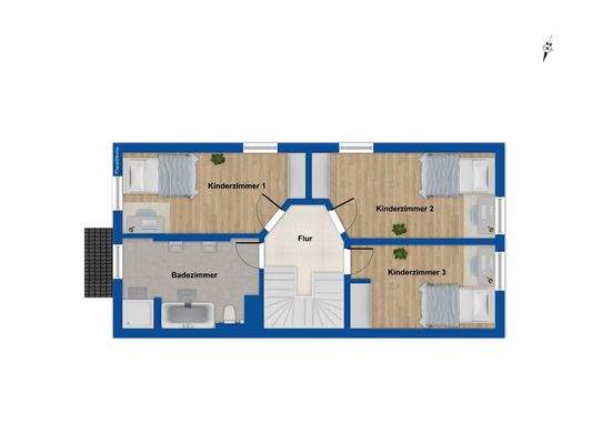 Grundriss Obergeschoss