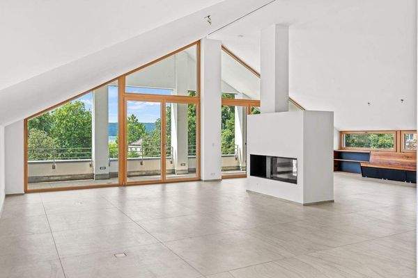 Kaminansicht Wohnbereich