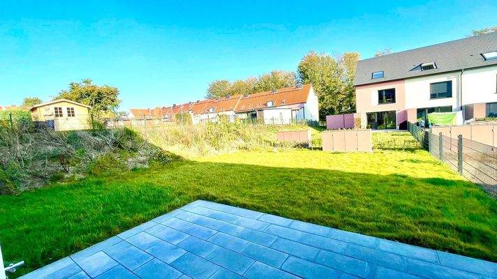 Gartenansicht Terrasse