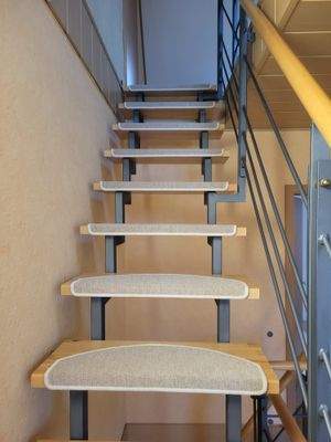 Treppenaufgang ins Dachgeschoss