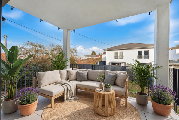 Balkon - Visualisierung