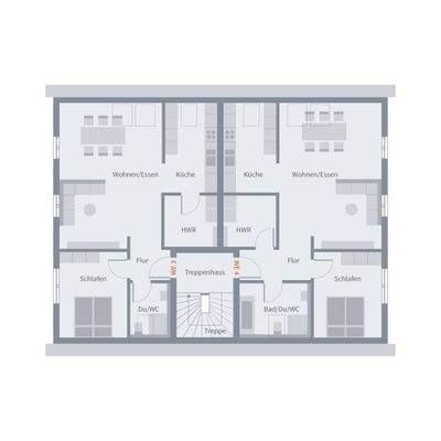 Grundriss EG Wohnungen