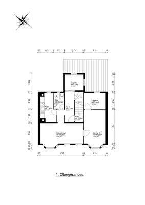 Grundriss - 1. Obergeschoss