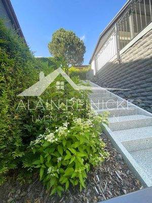 Weg von 2. auf 1. Terasse