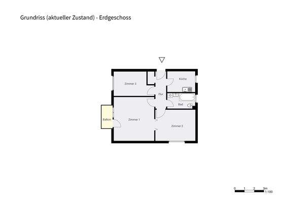 Grundriss - aktueller Zustand